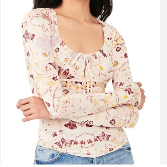 Free People Make It Easy Fitted Top - Picture 1 of 8